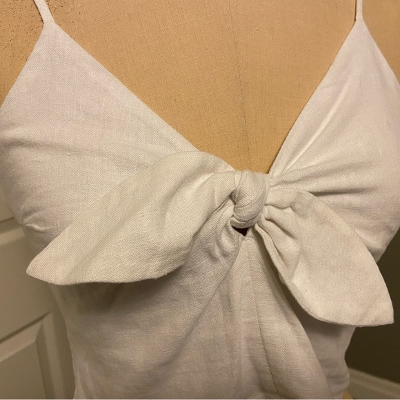 NWT Abercrombie & Fitch linen crop top - Picture 3 of 7